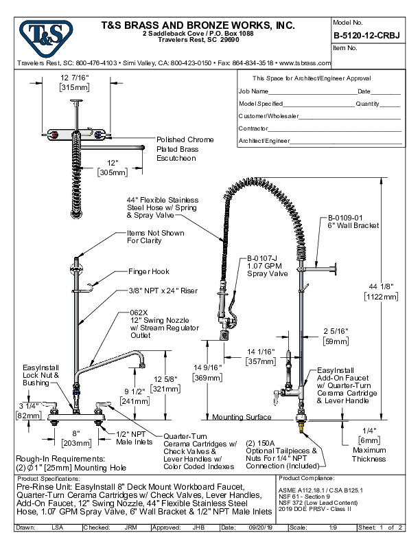 Cutsheet