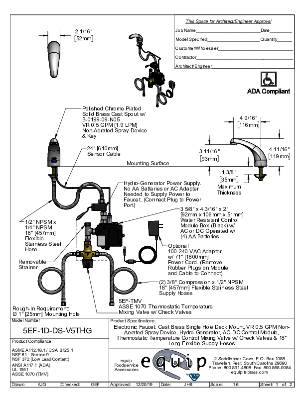 Cutsheet