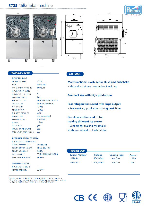 Cutsheet