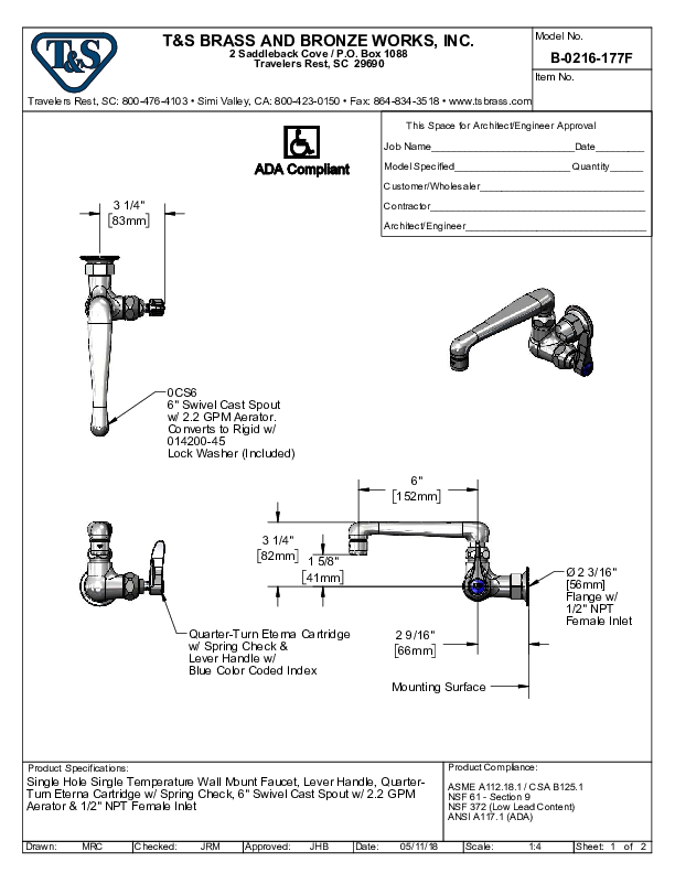 Cutsheet