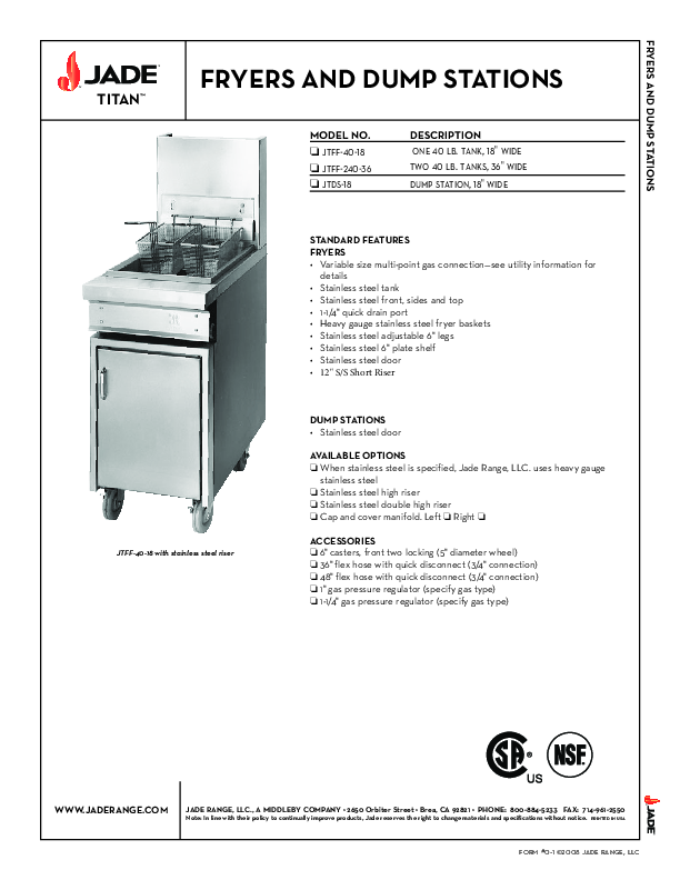 Cutsheet