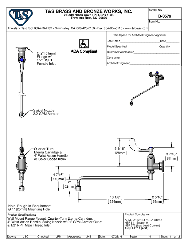 Cutsheet