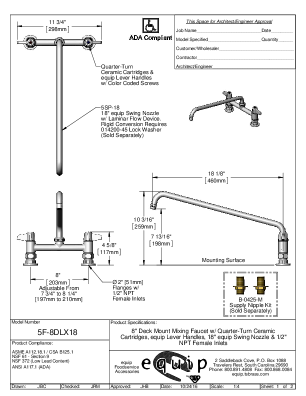 Cutsheet