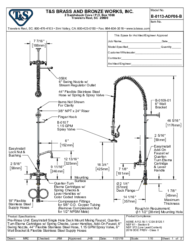 Cutsheet