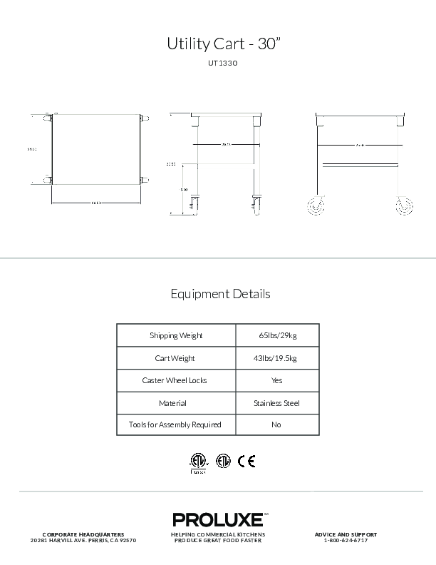 Cutsheet