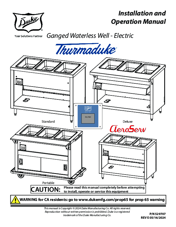 Installation And Operation Manual