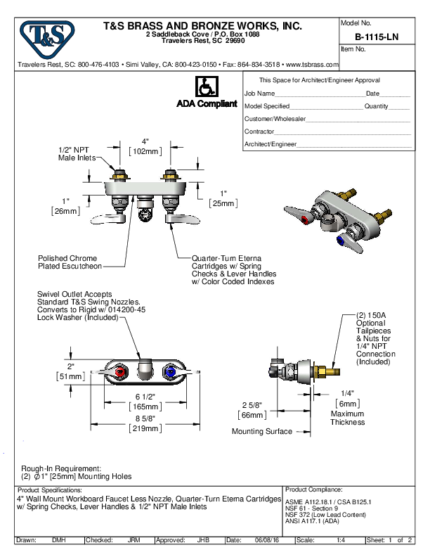 Cutsheet