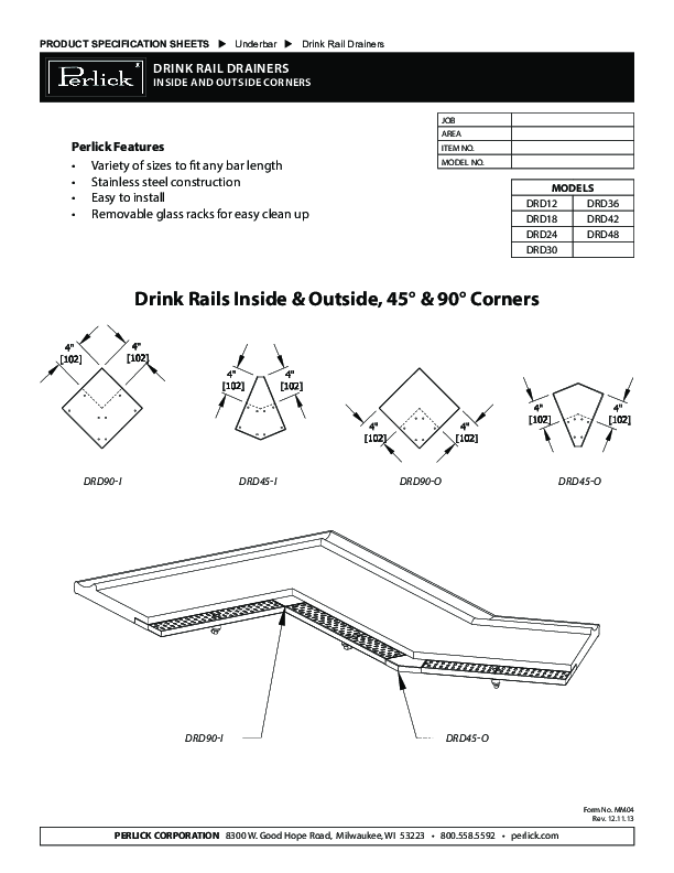 Cutsheet