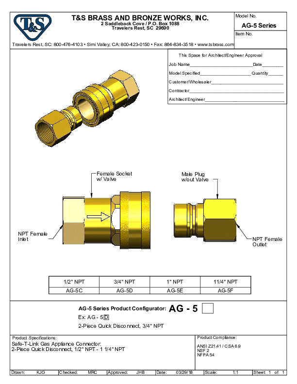 Cutsheet