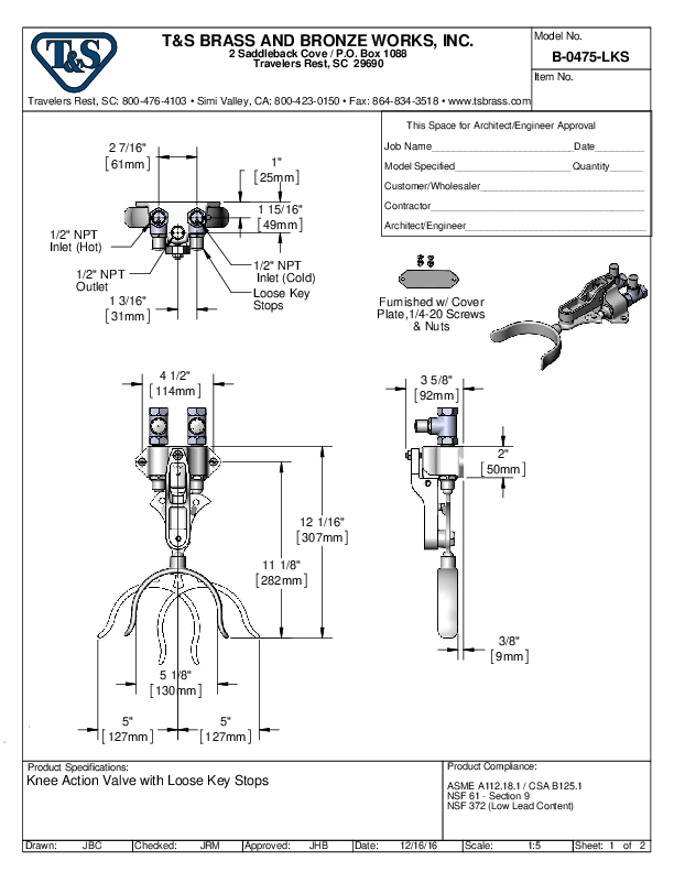 Cutsheet