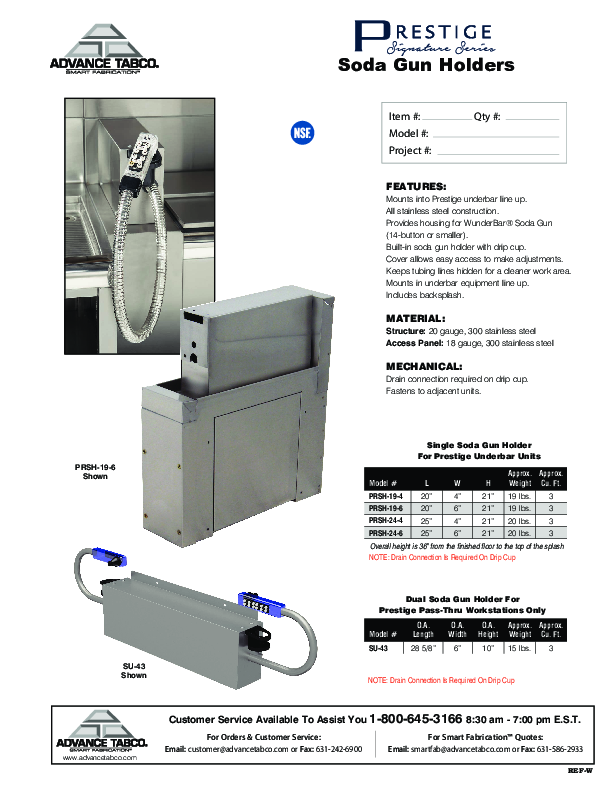 Cutsheet