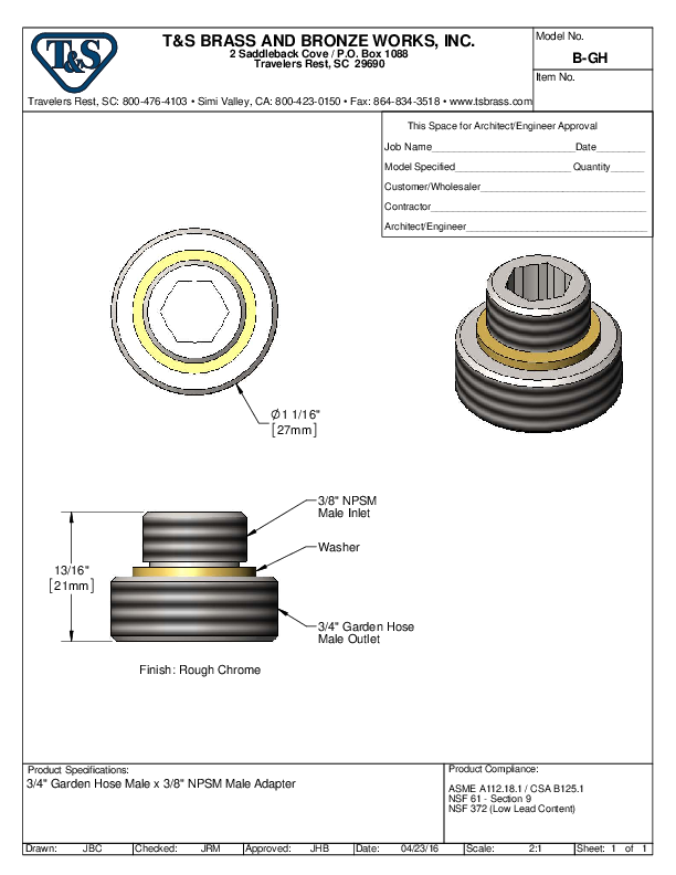 Cutsheet