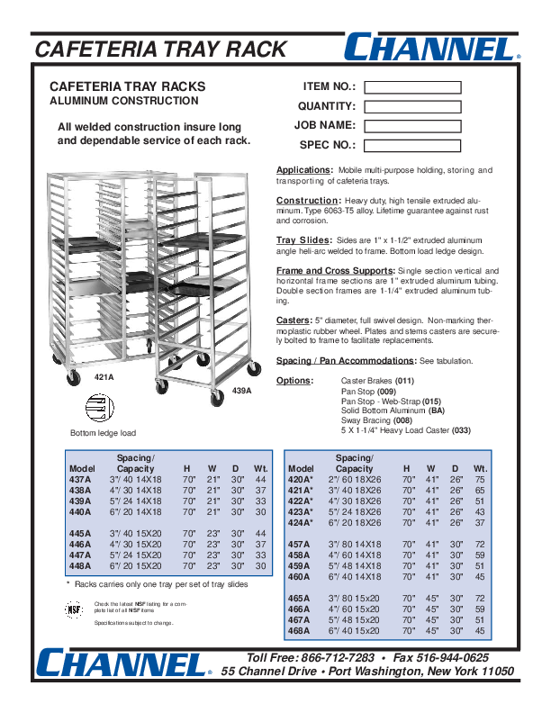 Cutsheet