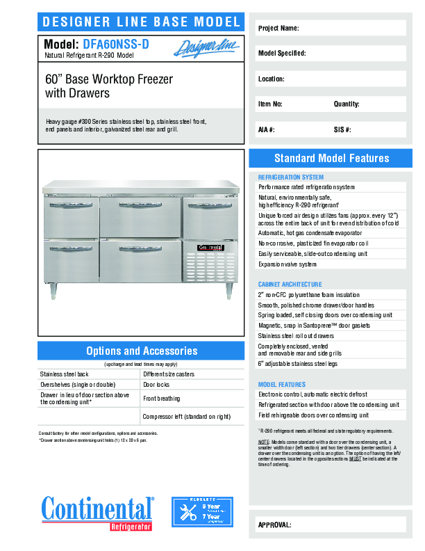 Cutsheet