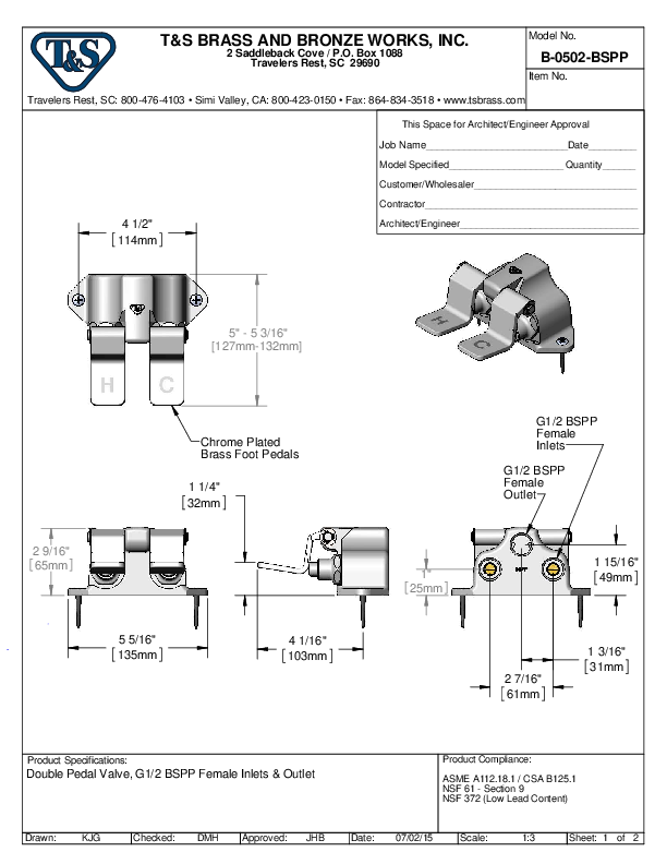 Cutsheet