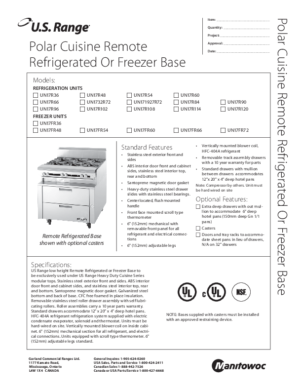 Cutsheet