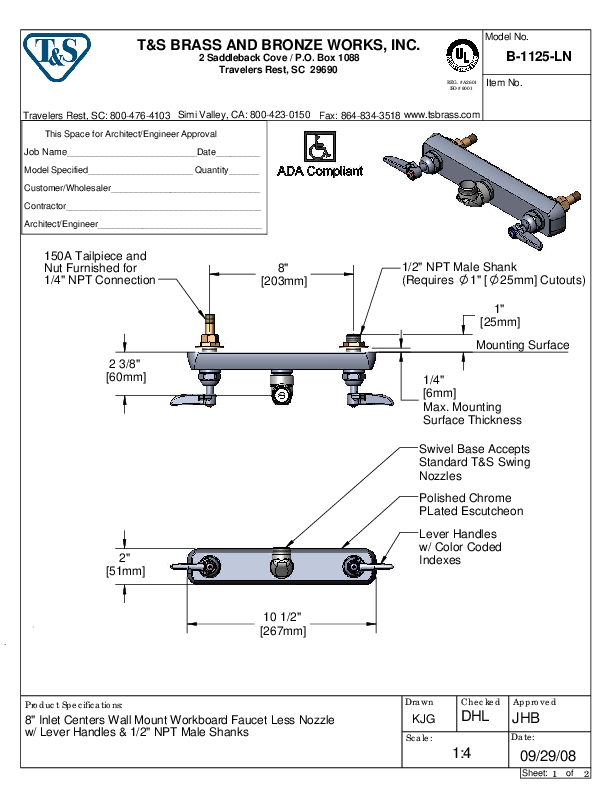 Cutsheet