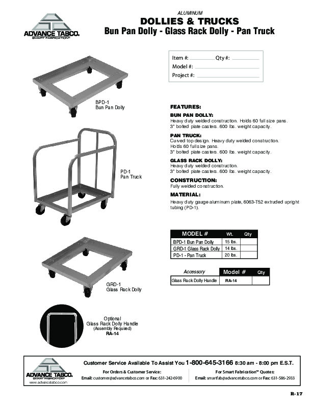 Cutsheet