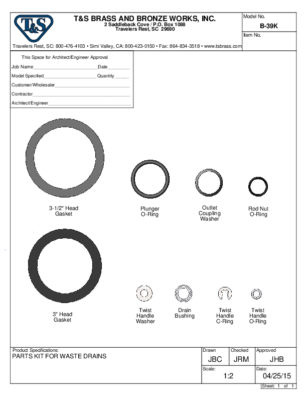 Cutsheet