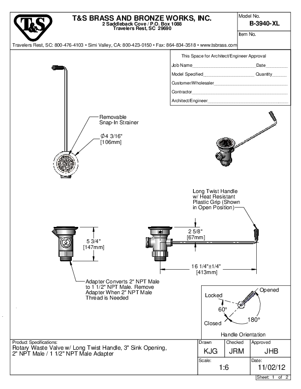 Cutsheet