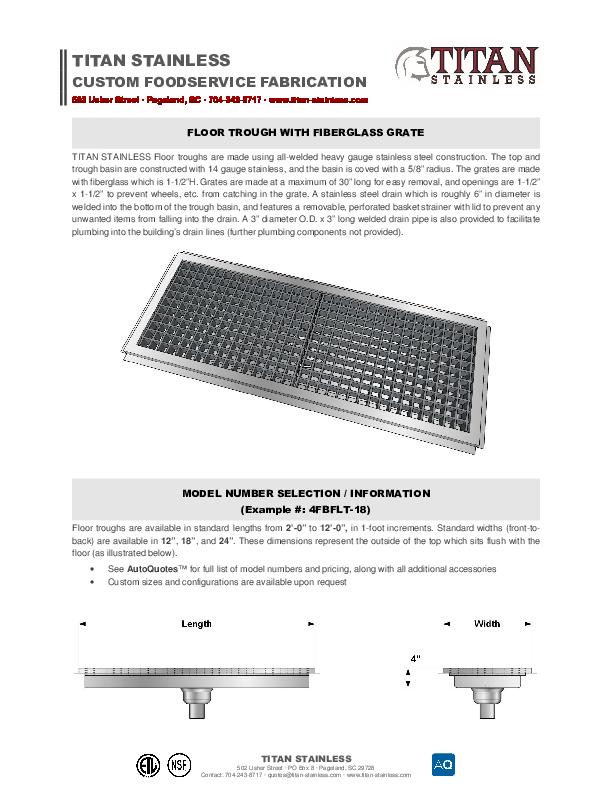 Cutsheet