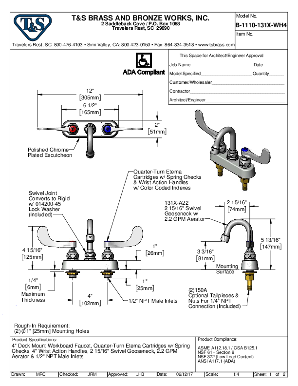 Cutsheet