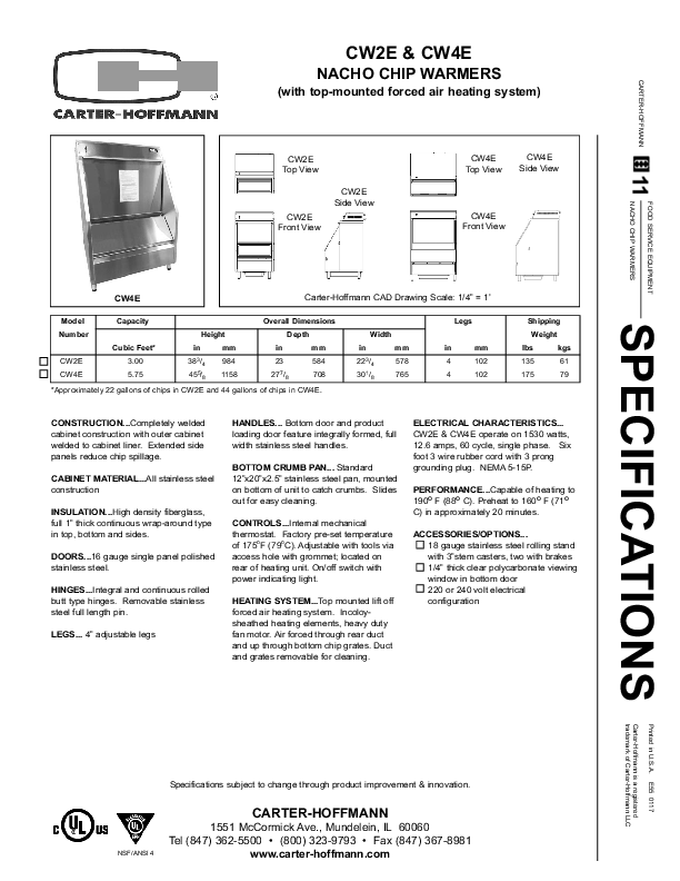 Cutsheet