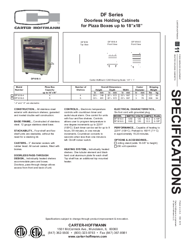 Cutsheet