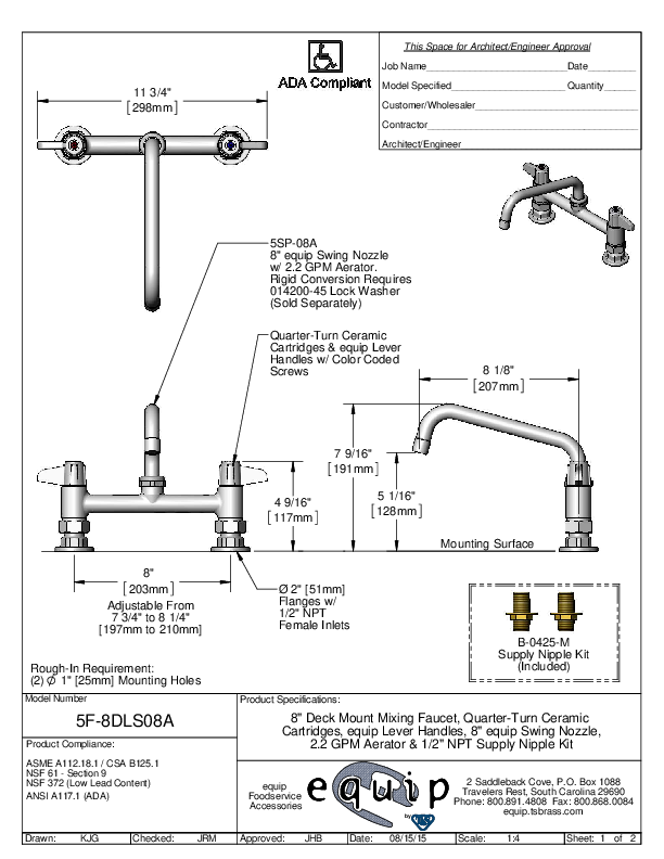 Cutsheet