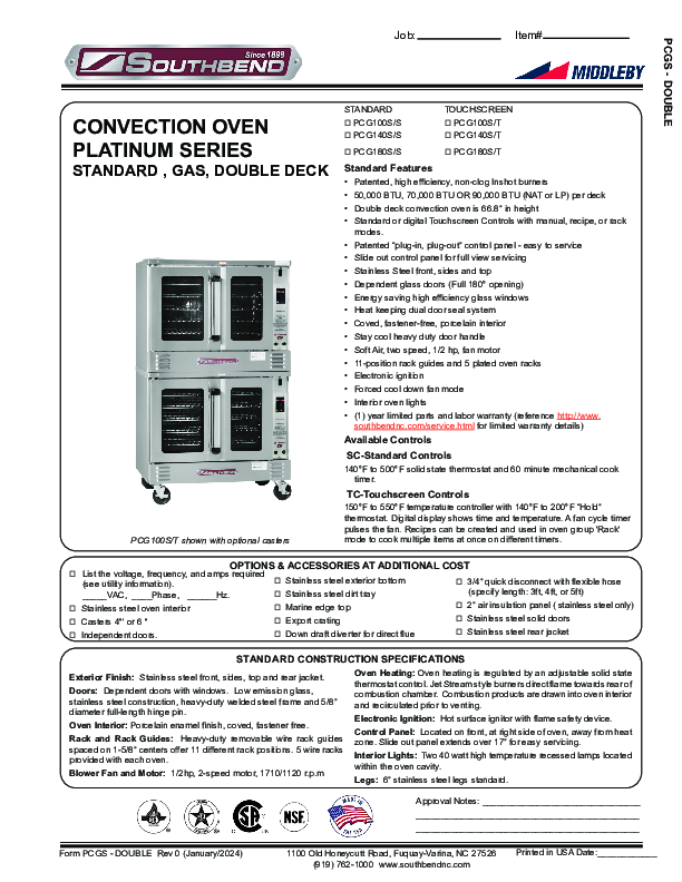 Cutsheet