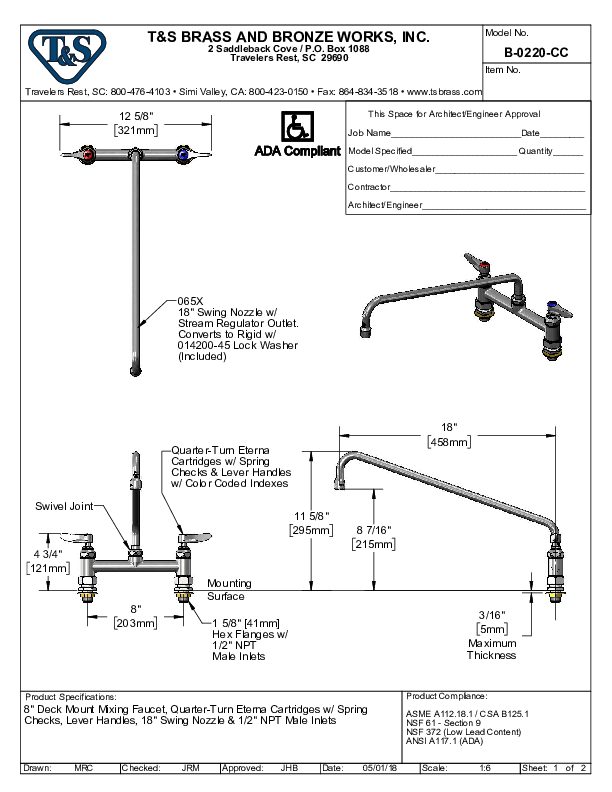 Cutsheet