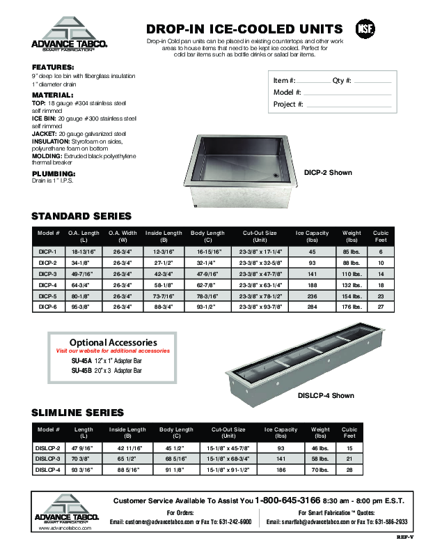 Cutsheet