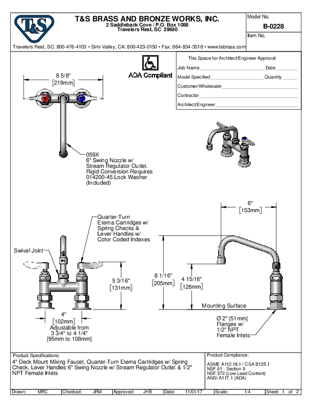 Cutsheet