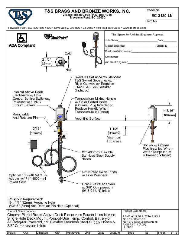 Cutsheet