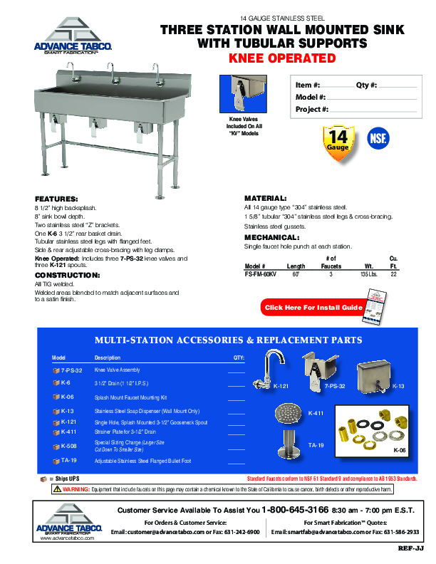 Cutsheet