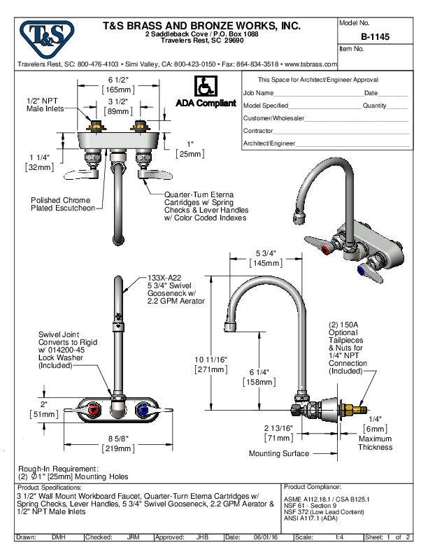 Cutsheet