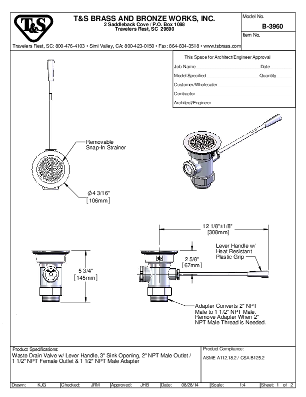 Cutsheet