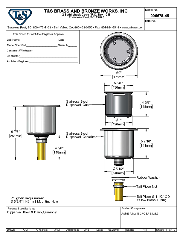 Cutsheet