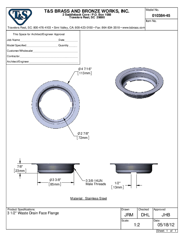 Cutsheet