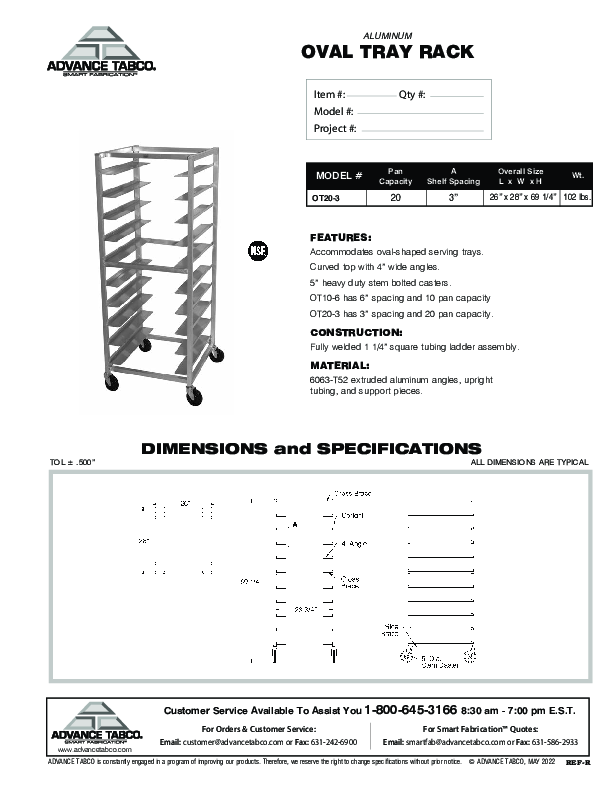 Cutsheet