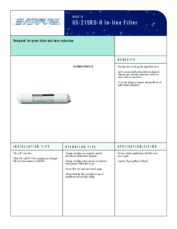 Cutsheet