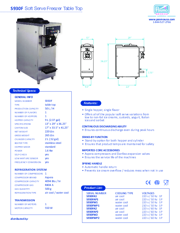 Cutsheet