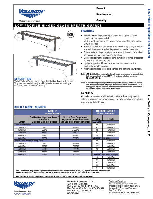 Cutsheet