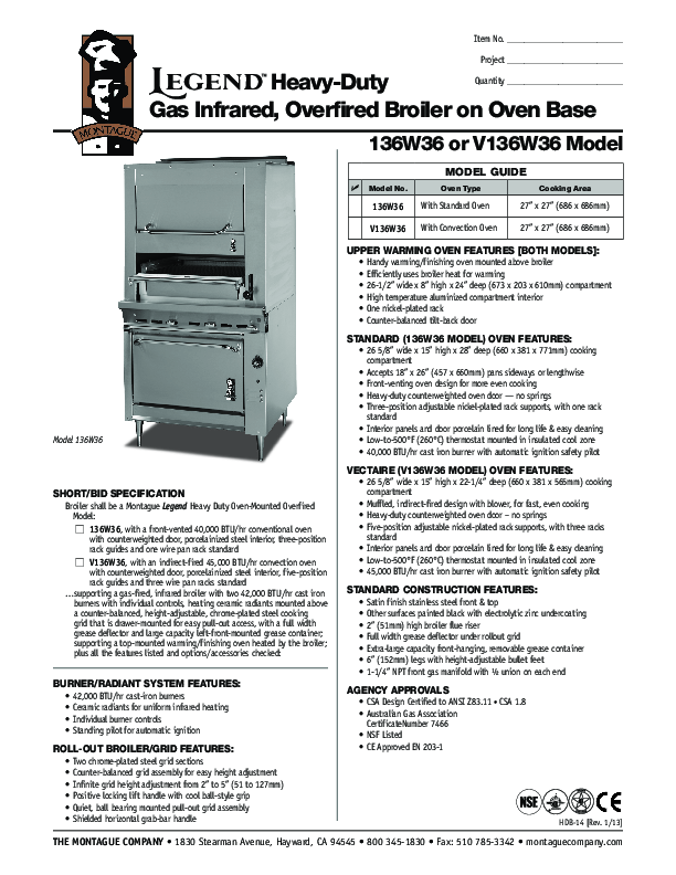 Cutsheet