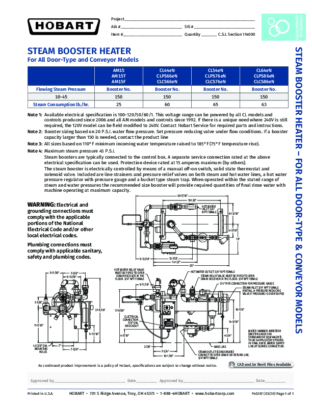 Cutsheet