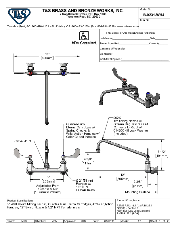 Cutsheet