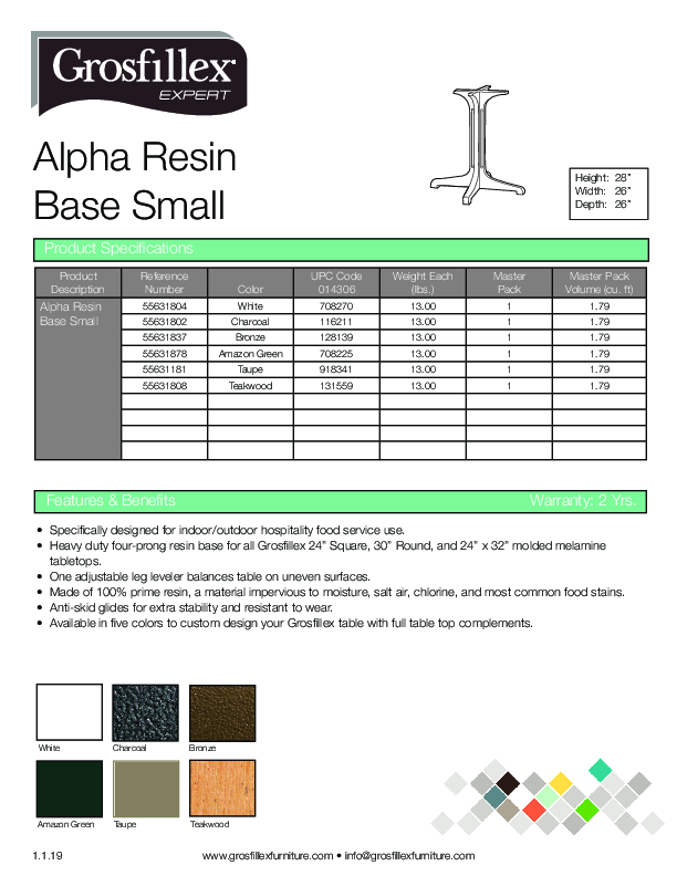 Cutsheet