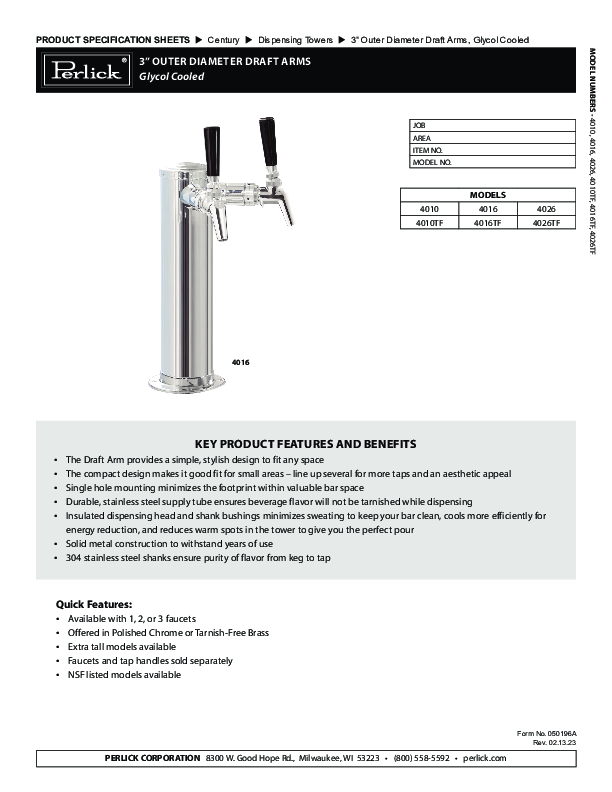 Cutsheet