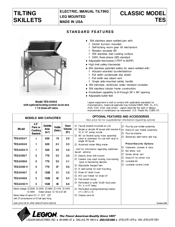 Cutsheet