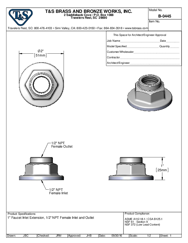 Cutsheet